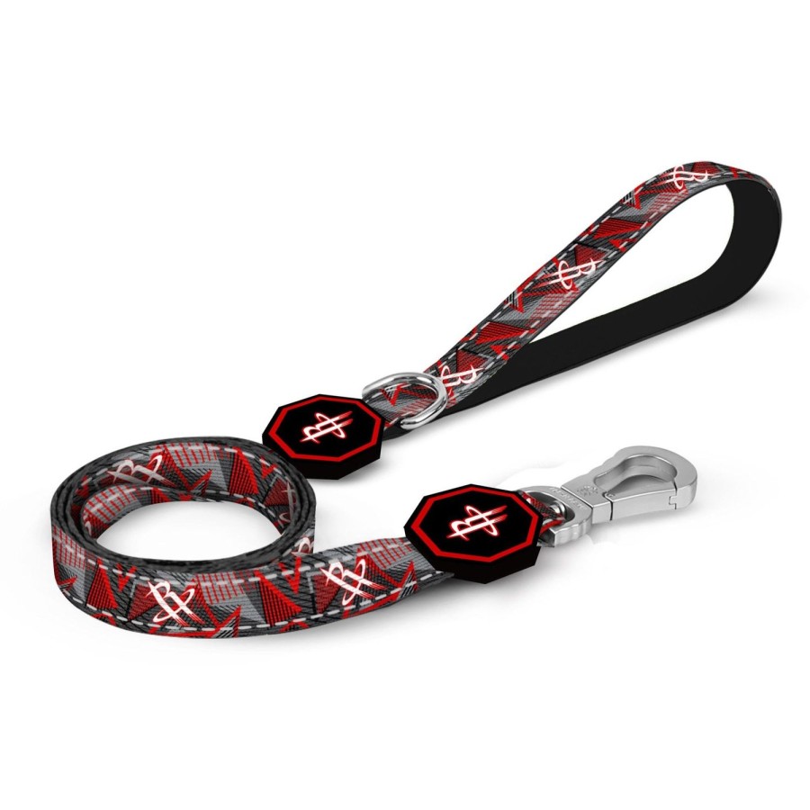 Leashes & Collars Fresh Pawz | Houston Rockets X Fresh Pawz - Hardwood | Leash