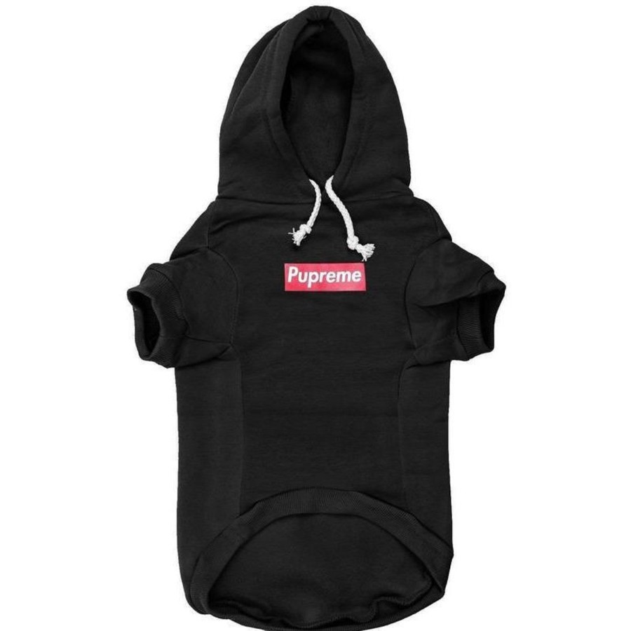 Dog Clothing Fresh Pawz | Pupreme Box Logo Hoodie | Dog Clothing