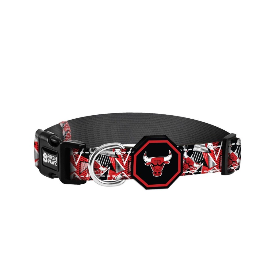 Leashes & Collars Fresh Pawz | Chicago Bulls X Fresh Pawz | Collar