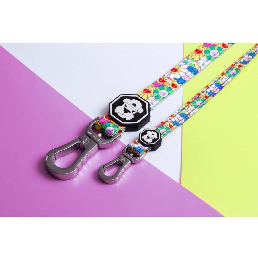 Leashes & Collars Fresh Pawz | Psychedelic Flowers | Leash