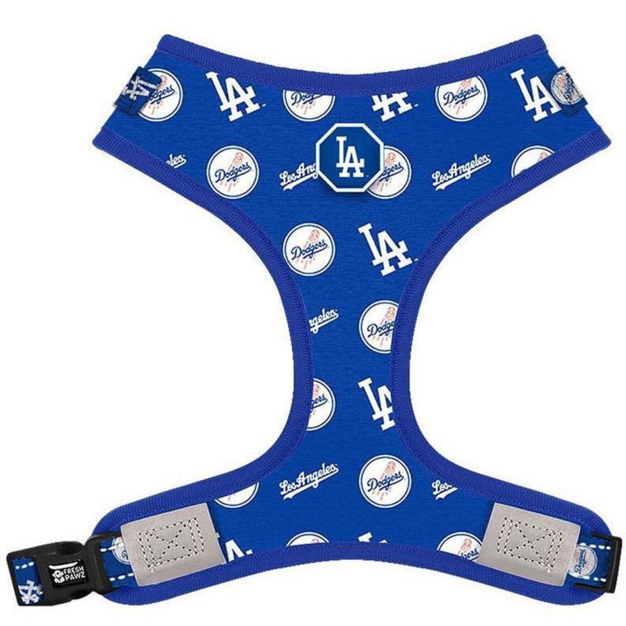 Harnesses Fresh Pawz | Los Angeles Dodgers X Fresh Pawz | Adjustable Mesh Harness