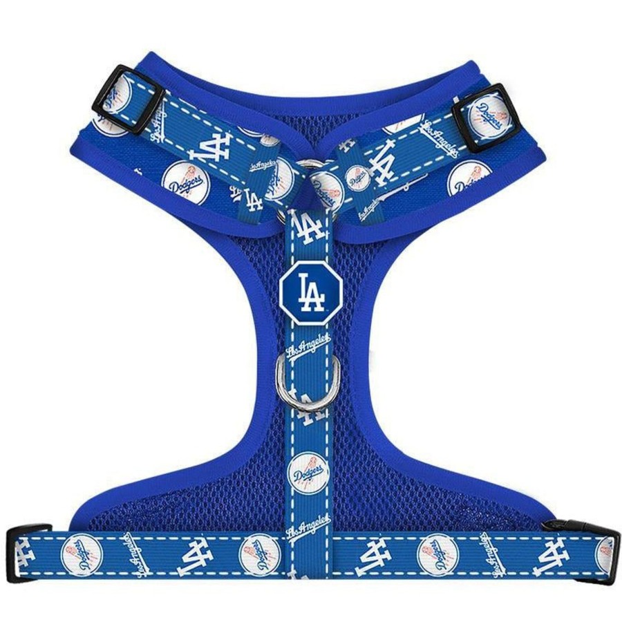 Harnesses Fresh Pawz | Los Angeles Dodgers X Fresh Pawz | Adjustable Mesh Harness