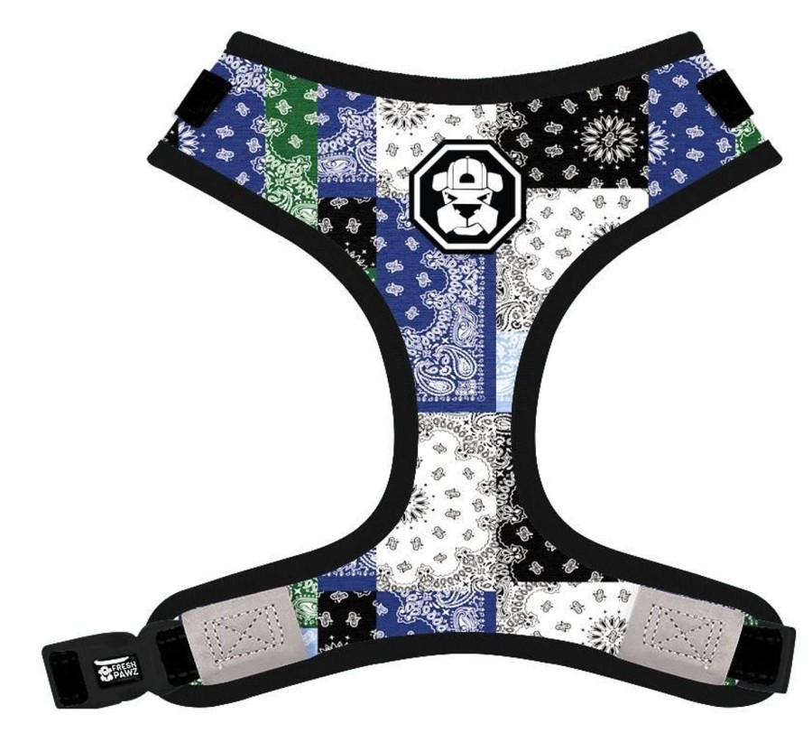 Harnesses Fresh Pawz | Paisley Mash Up | Adjustable Mesh Harness