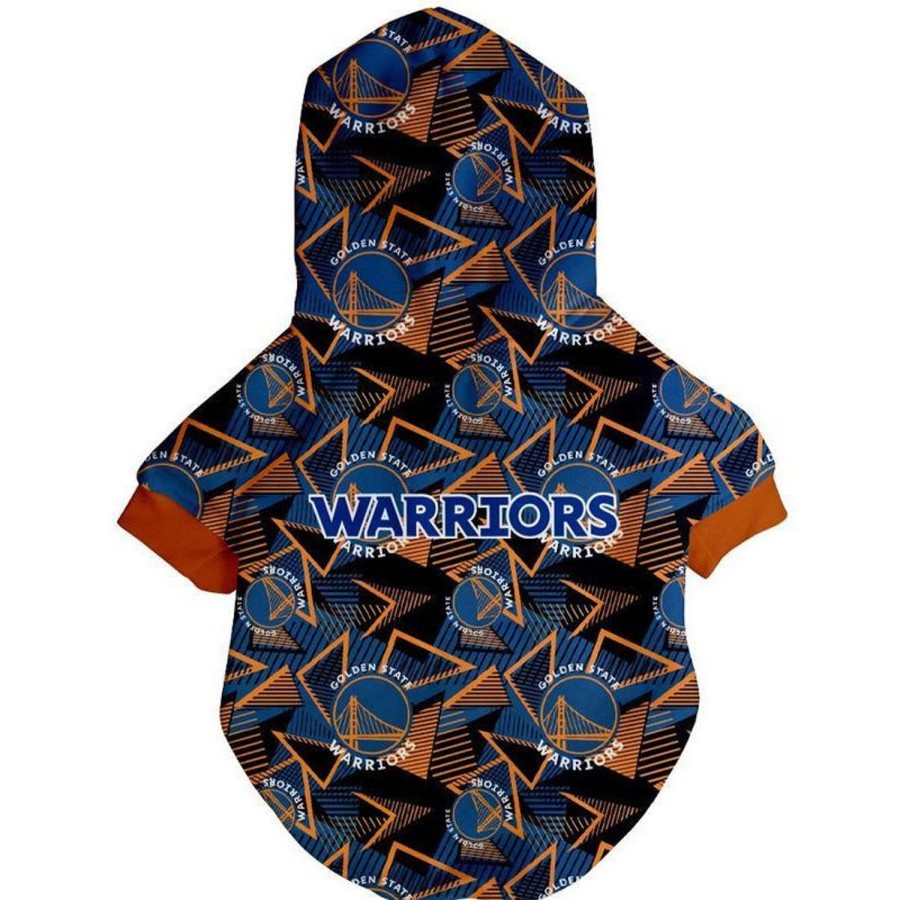 Dog Clothing Fresh Pawz | Golden State Warriors X Fresh Pawz - Hardwood Hoodie | Dog Clothing