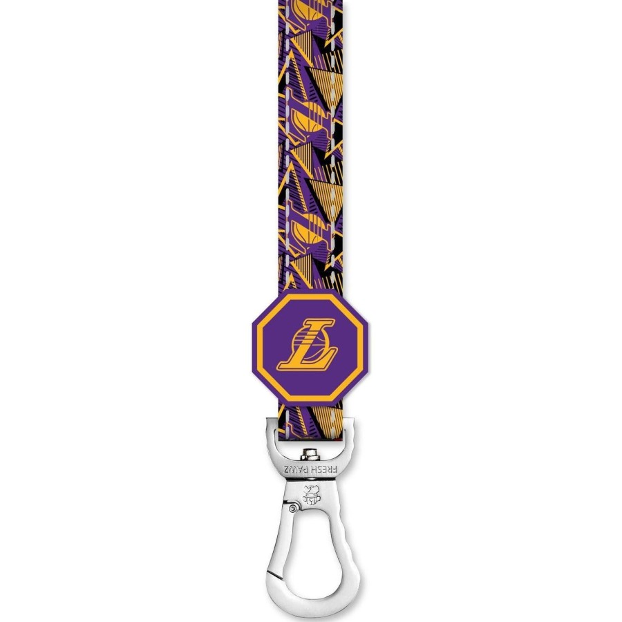 Leashes & Collars Fresh Pawz | Los Angeles Lakers X Fresh Pawz - Hardwood | Leash