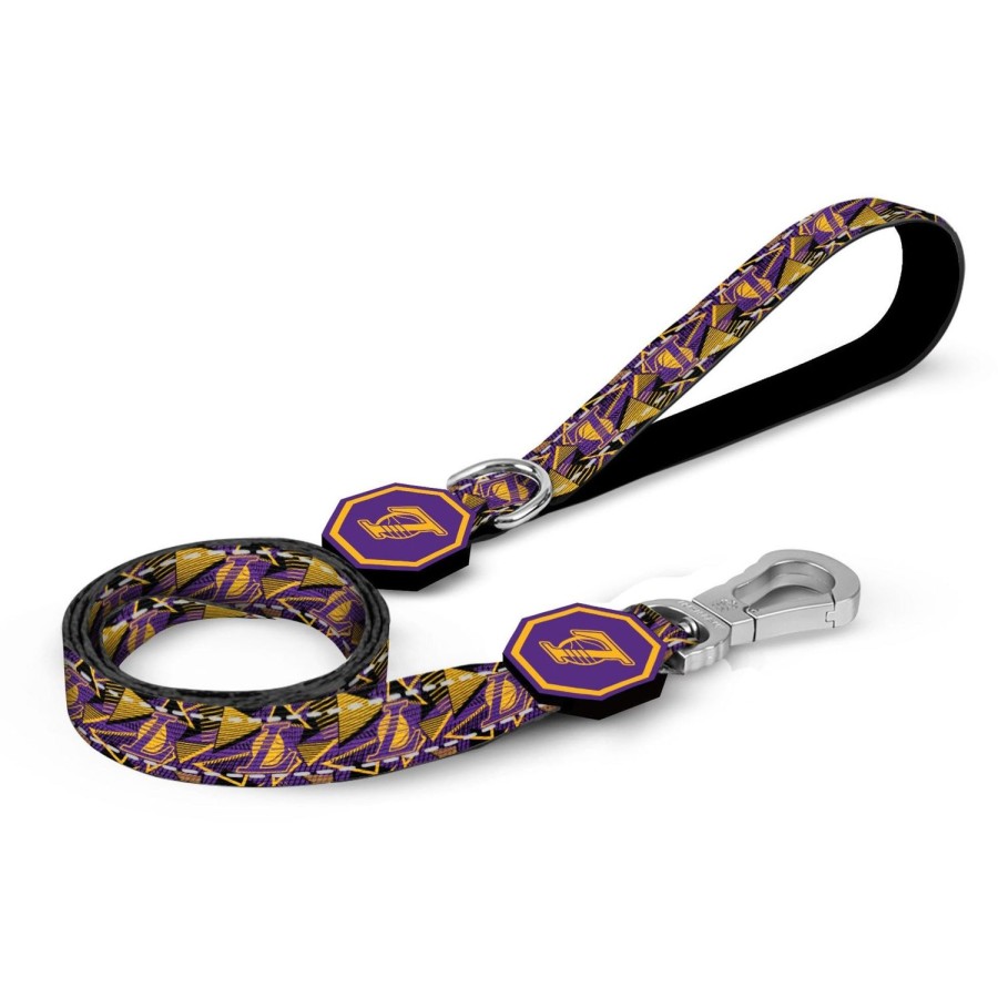 Leashes & Collars Fresh Pawz | Los Angeles Lakers X Fresh Pawz - Hardwood | Leash