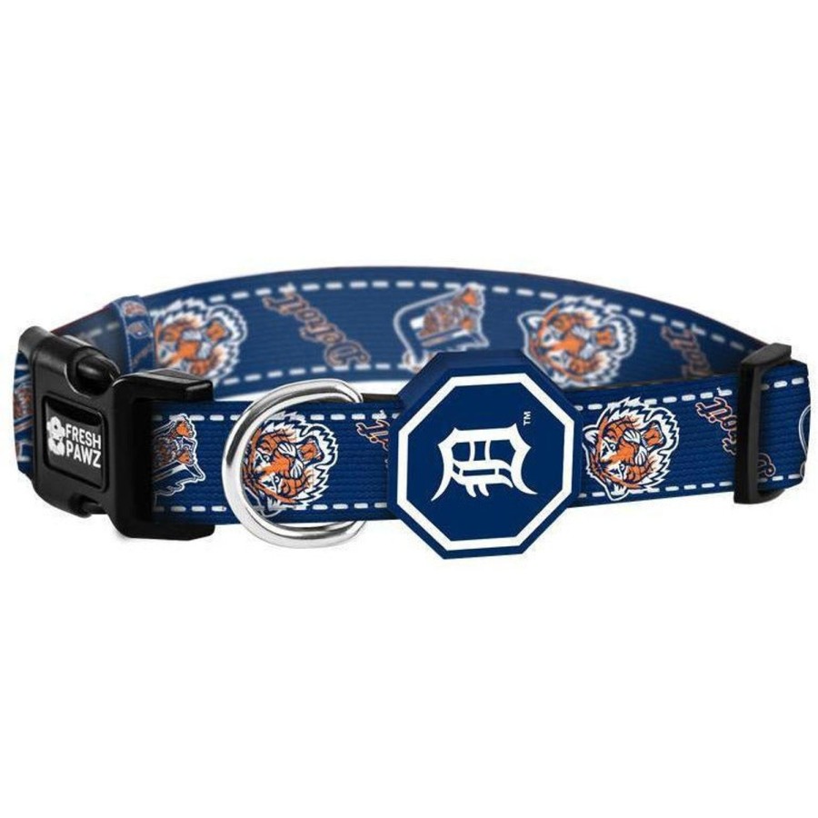 Leashes & Collars Fresh Pawz | Detroit Tigers X Fresh Pawz | Collar