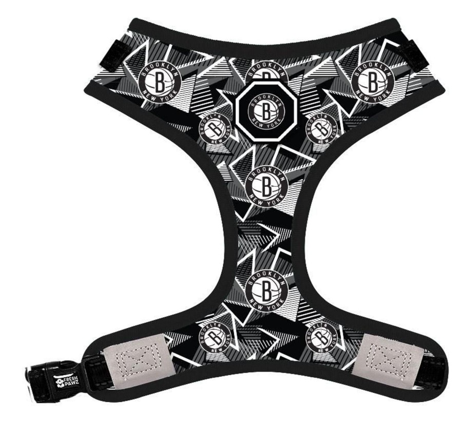 Harnesses Fresh Pawz | Brooklyn Nets X Fresh Pawz | Adjustable Mesh Harness