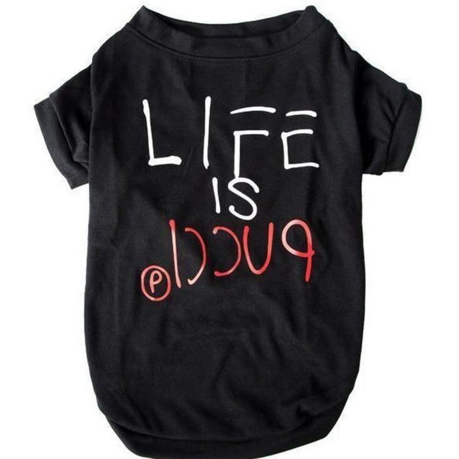 Dog Clothing Fresh Pawz | Life Is Pucci T-Shirt | Dog Clothing