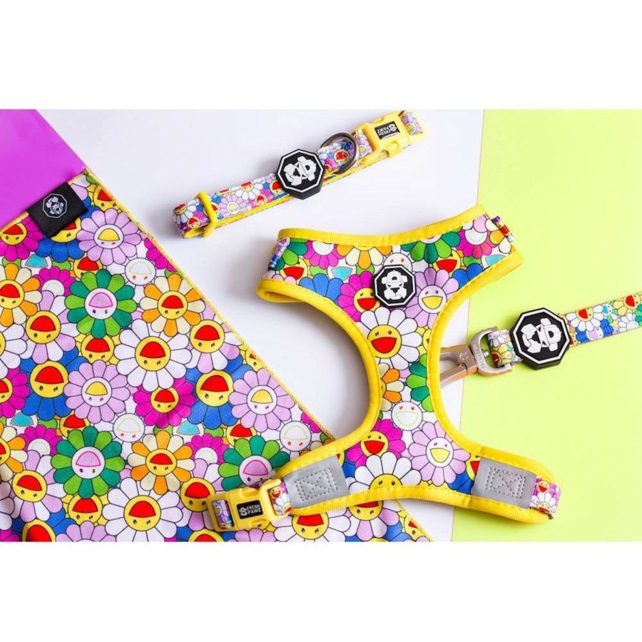 Leashes & Collars Fresh Pawz | Psychedelic Flowers | Collar