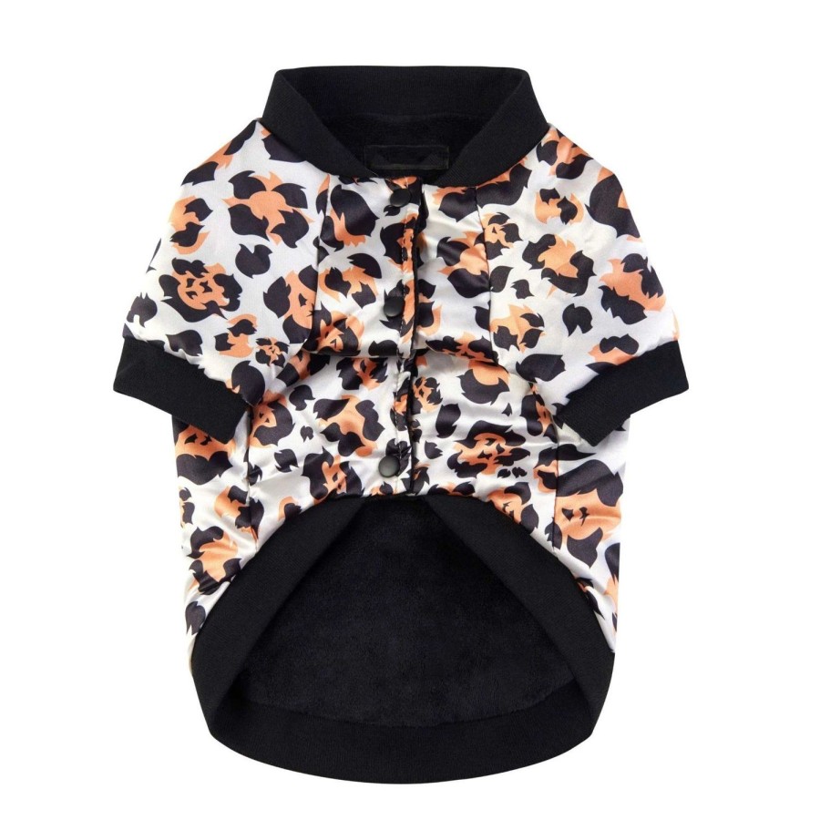 Dog Clothing Fresh Pawz | Leopard Print Satin Jacket | Dog Clothing