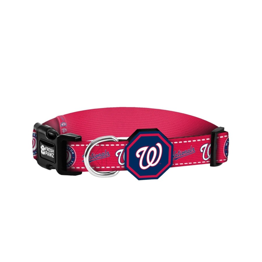 Leashes & Collars Fresh Pawz | Washington Nationals X Fresh Pawz | Collar