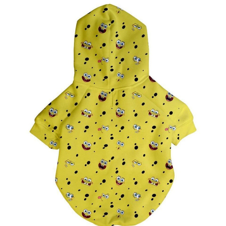 Dog Clothing Fresh Pawz | Spongebob X Fresh Pawz - Sb All Over Hoodie | Dog Clothing