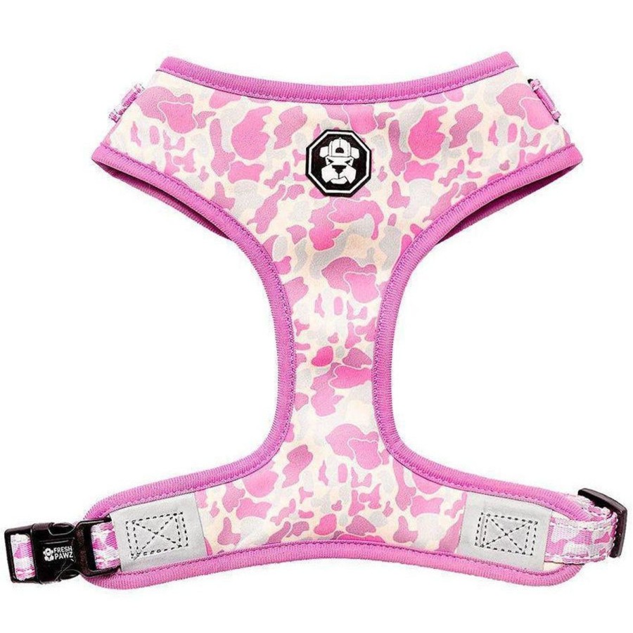 Harnesses Fresh Pawz | Pastel Camo | Adjustable Mesh Harness