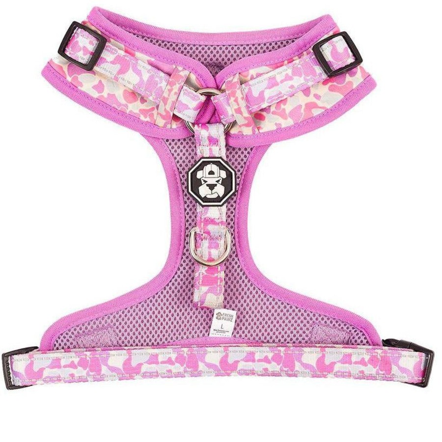 Harnesses Fresh Pawz | Pastel Camo | Adjustable Mesh Harness