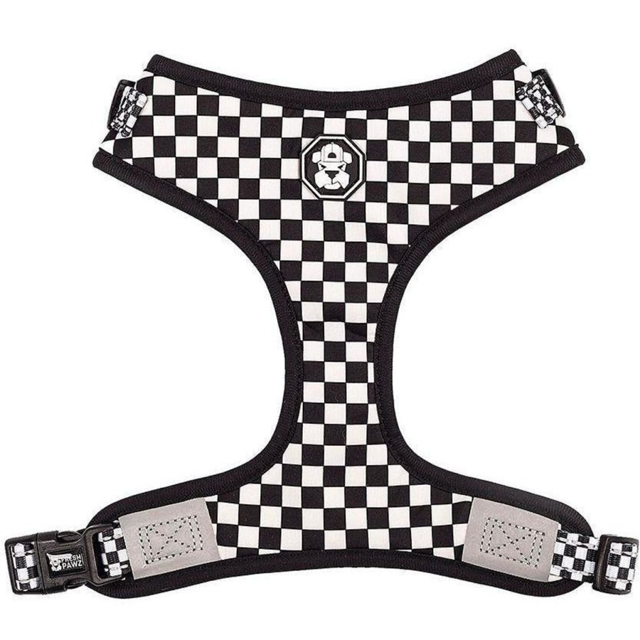 Harnesses Fresh Pawz | Checkerboard | Adjustable Mesh Harness