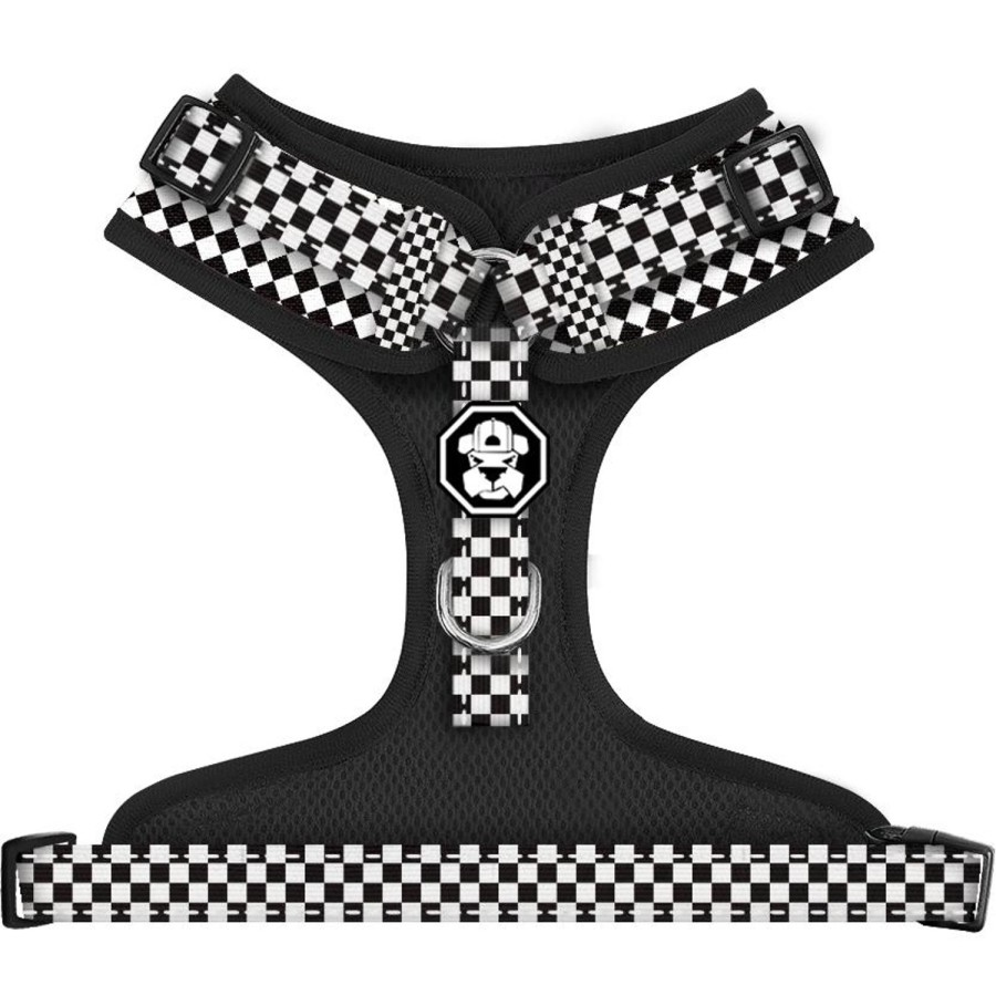 Harnesses Fresh Pawz | Checkerboard | Adjustable Mesh Harness