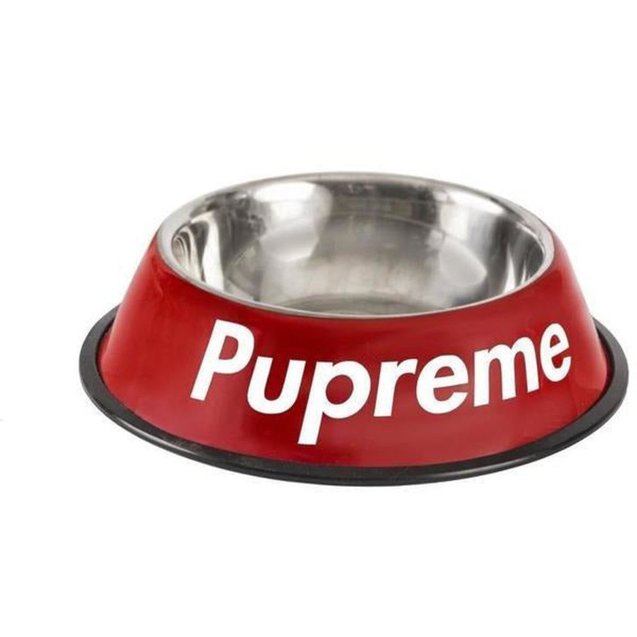 Toys & Supplies Fresh Pawz | Pupreme Stainless Steel Set Of 2 | Dog Bowl