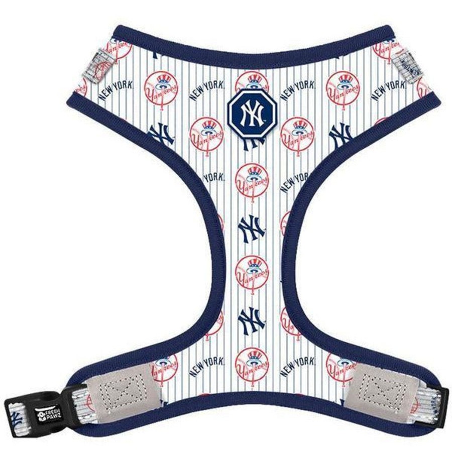 Harnesses Fresh Pawz | New York Yankees X Fresh Pawz | Adjustable Mesh Harness