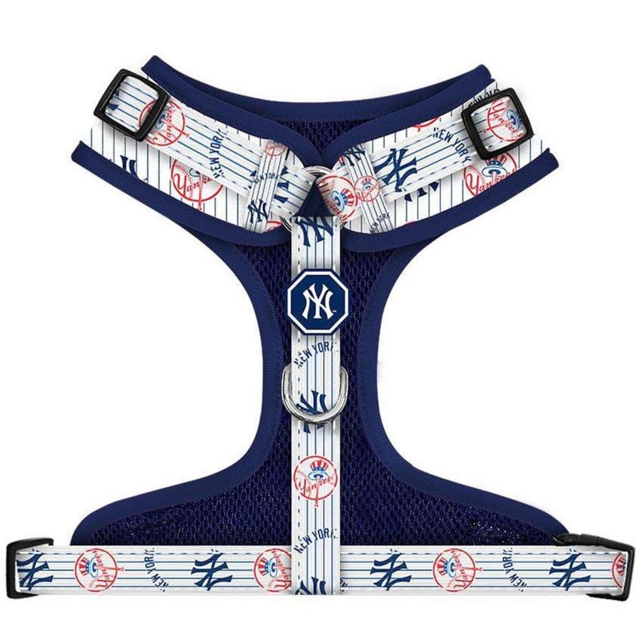 Harnesses Fresh Pawz | New York Yankees X Fresh Pawz | Adjustable Mesh Harness