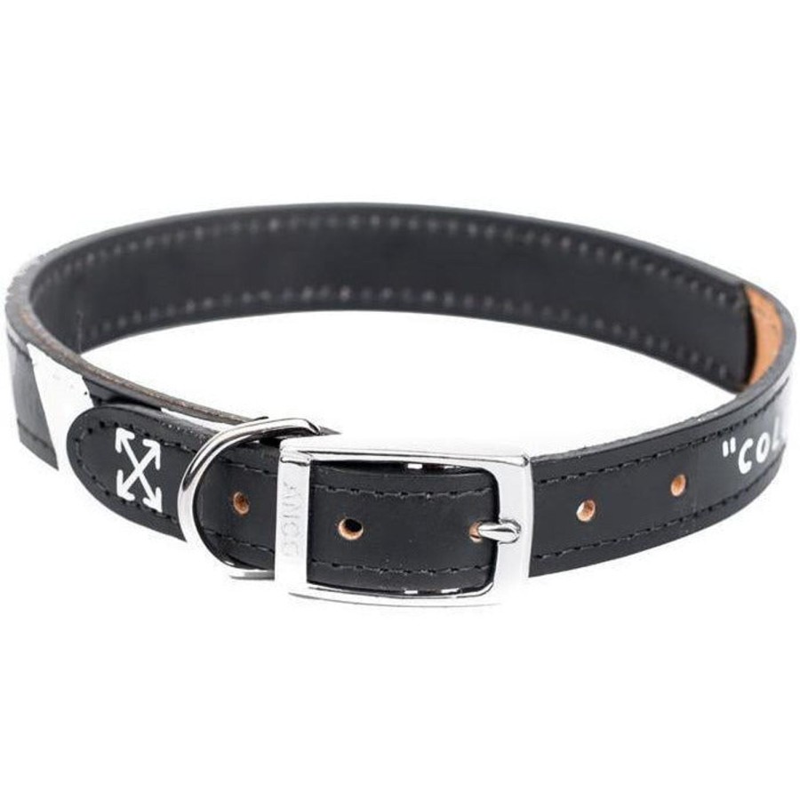 Leashes & Collars Fresh Pawz | Quotation Mark | Leather Collar