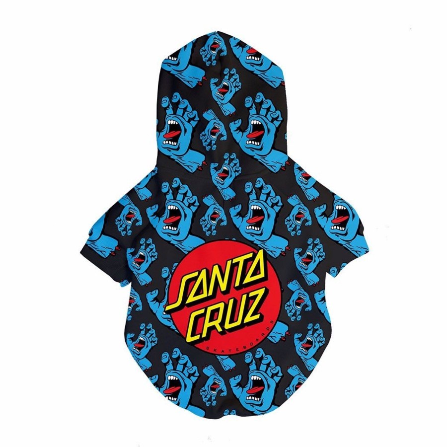 Dog Clothing Fresh Pawz | Santa Cruz X Fresh Pawz Hoodie | Dog Clothing