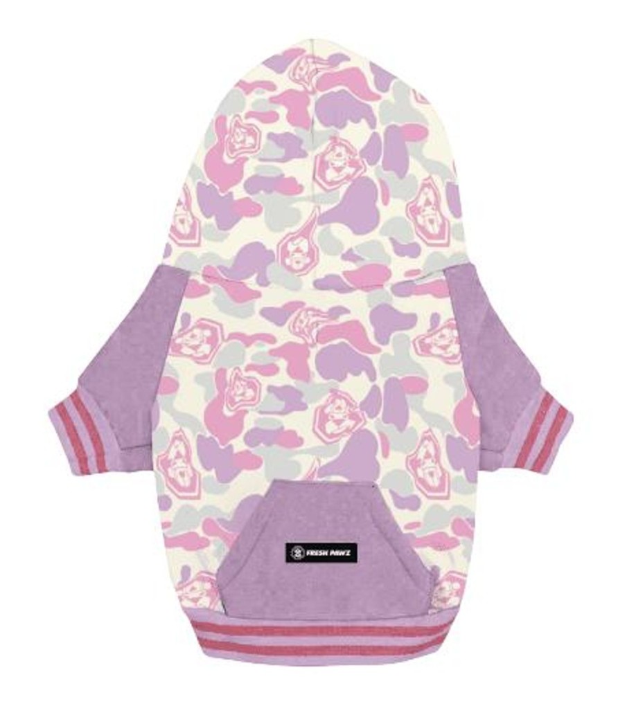 Dog Clothing Fresh Pawz | Pastel Pink Hoodie | Dog Clothing