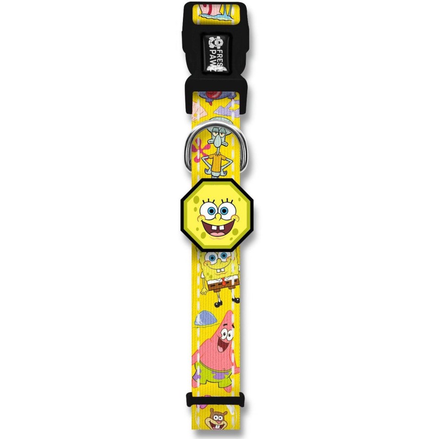 Leashes & Collars Fresh Pawz | Spongebob X Fresh Pawz - Sb & Friends | Collar