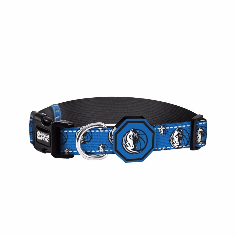 Leashes & Collars Fresh Pawz | Dallas Mavericks X Fresh Pawz - Hardwood | Collar