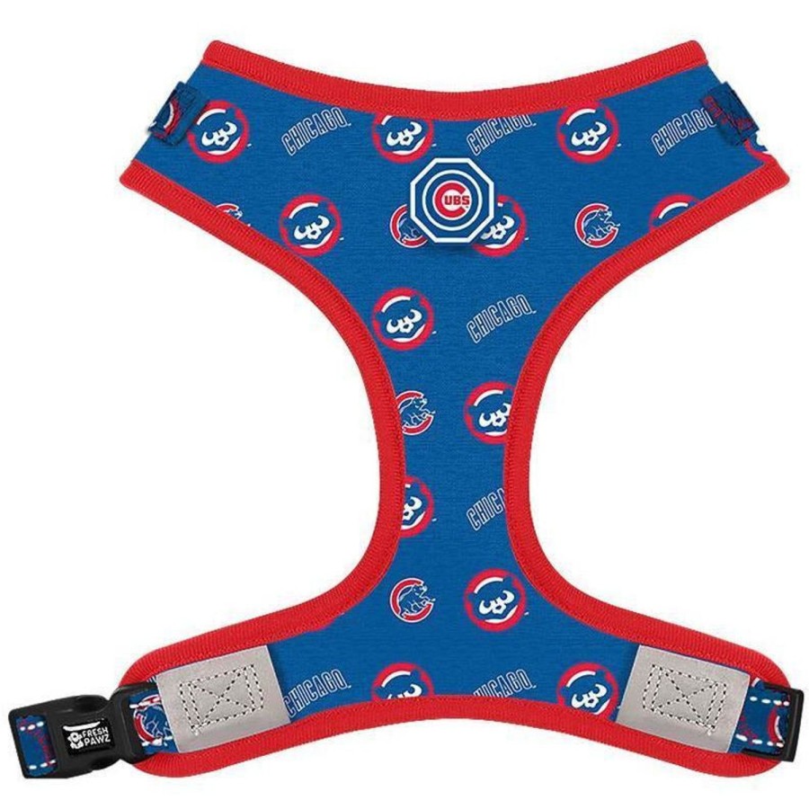 Harnesses Fresh Pawz | Chicago Cubs X Fresh Pawz | Adjustable Mesh Harness