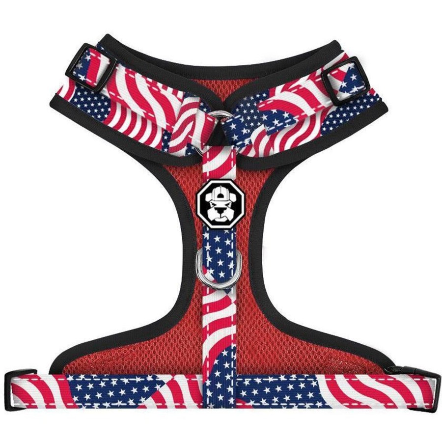 Harnesses Fresh Pawz | Patriot | Adjustable Mesh Harness